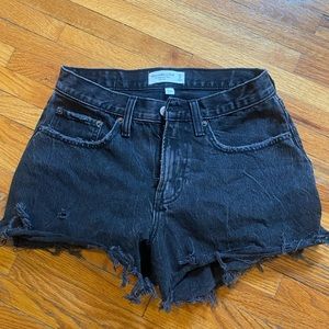 Abercrombie & Fitch Curve Love midrise boyfriend shorts